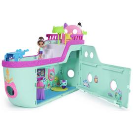 Gabby's Dollhouse Cat Friendship Cruise Ship Playset 