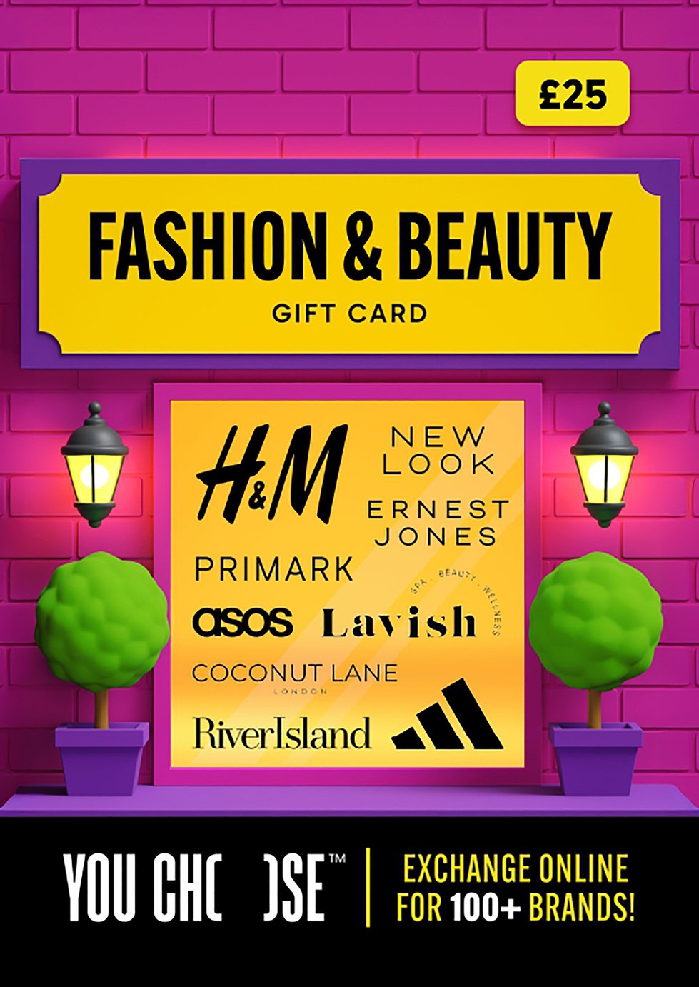You Choose Fashion and Beauty GBP Gift Card