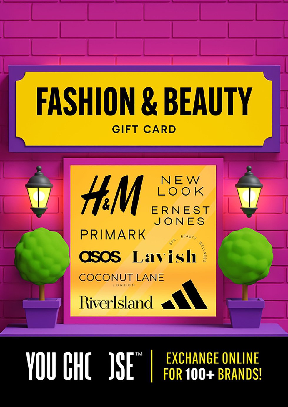 You Choose Fashion and Beauty GBP Gift Card