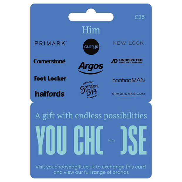 Him gift store card