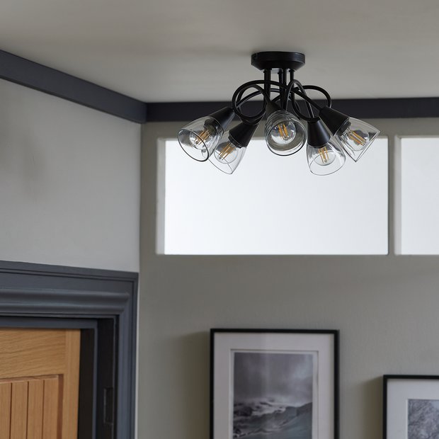 Argos black deals ceiling lights