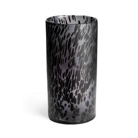 Habitat Large Smoked Glass Vase - Black & Grey