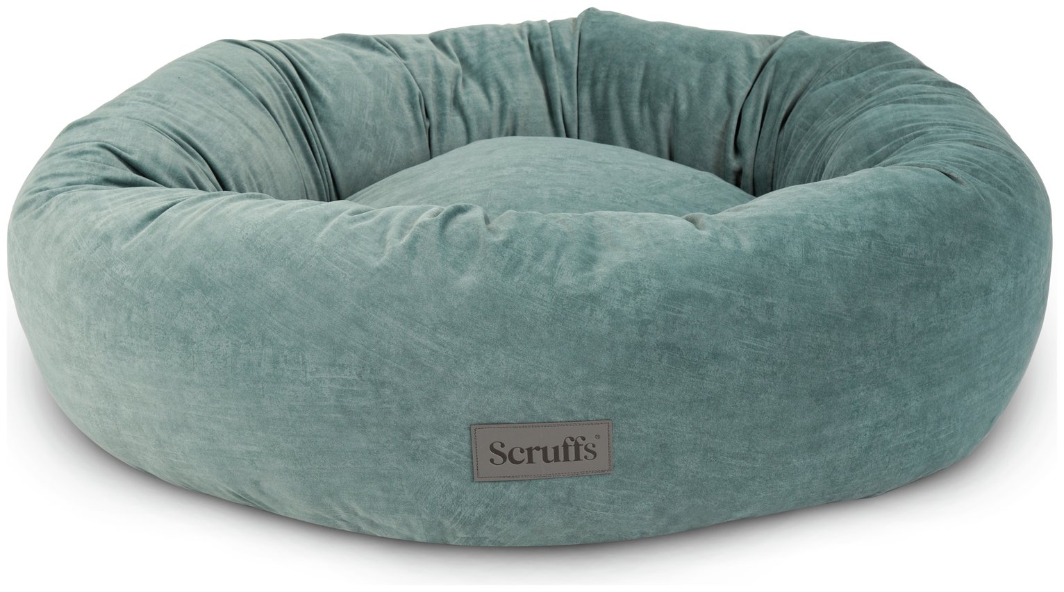 Scruffs Oslo Doughnut Teal Blue Dog Bed 