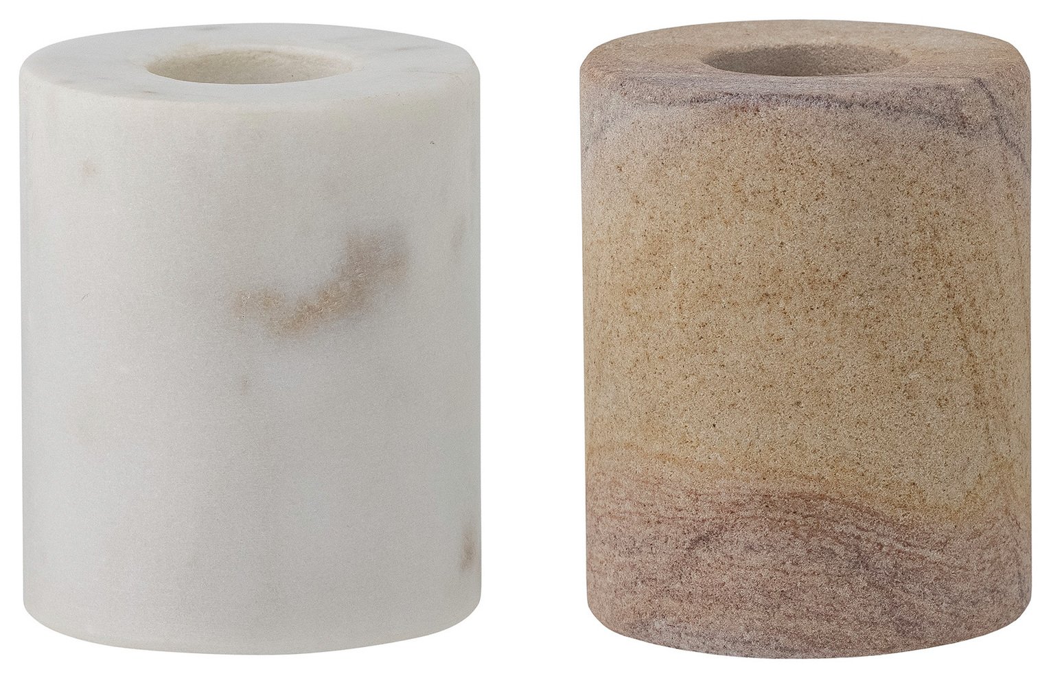Bloomingville Lavina Marble Candle Holder - Set of 2