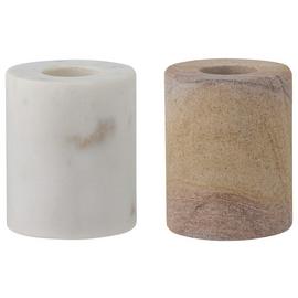 Bloomingville Lavina Marble Candle Holder - Set of 2