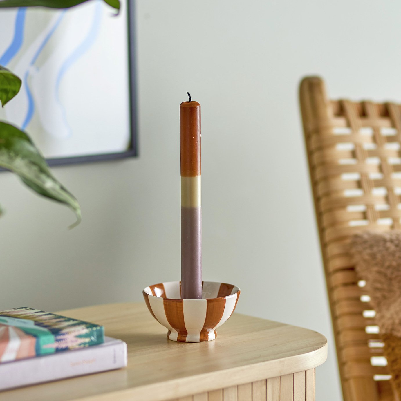 Bloomingville Set of 4 Dip Dye Candles - Unscented