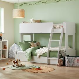 Habitat Ultimate Triple Bunk Bed With Mattress - White