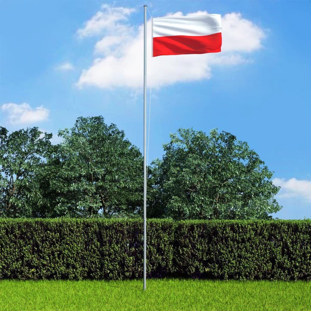Walplus Polyester Poland Flag - Multicolour - 90 x 150 cm