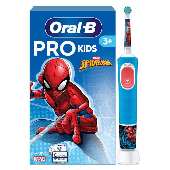 Oral-B Spiderman Kids Electric Toothbrush - Blue