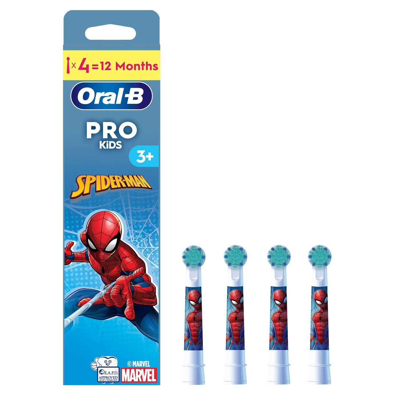 Oral-B Pro Kids Frozen Toothbrush Heads - 4 Pack