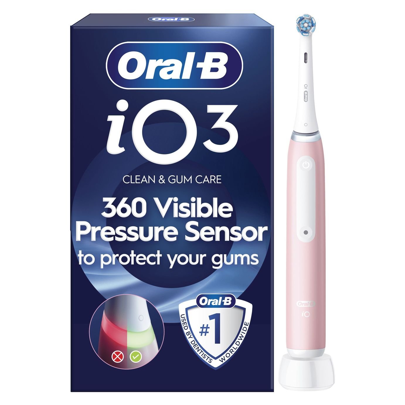 Oral-B iO3 Electric Toothbrush - Pink