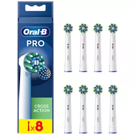 Oral-B Pro White Electric Toothbrush Heads - 8 Pack