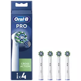 Oral-B Pro Cross Action Electric Toothbrush Heads - 4 Pack
