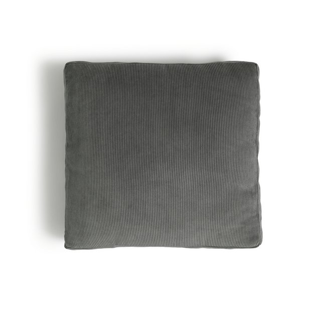 Grey cord outlet cushions