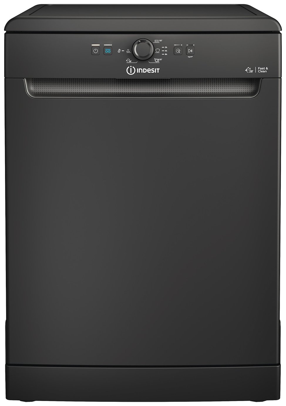 Indesit D2F HK26 B UK Full Size Dishwasher - Black