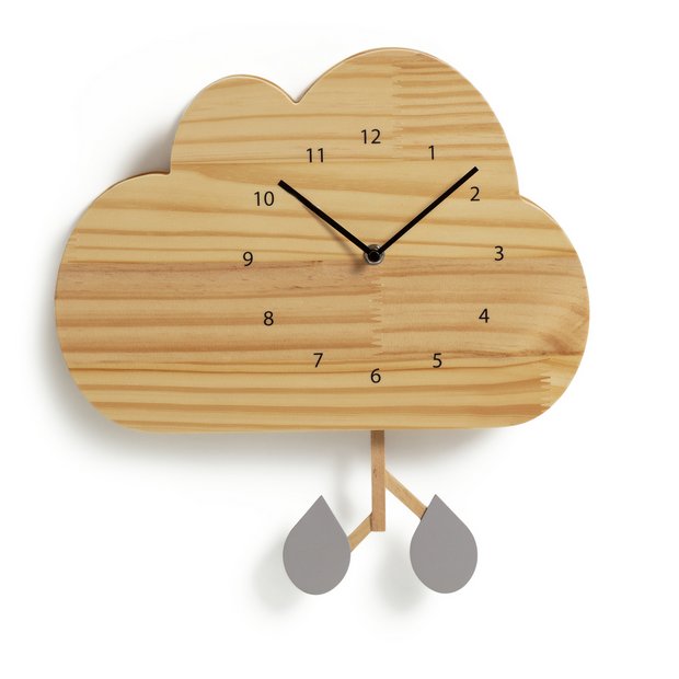 Wooden clock apple best