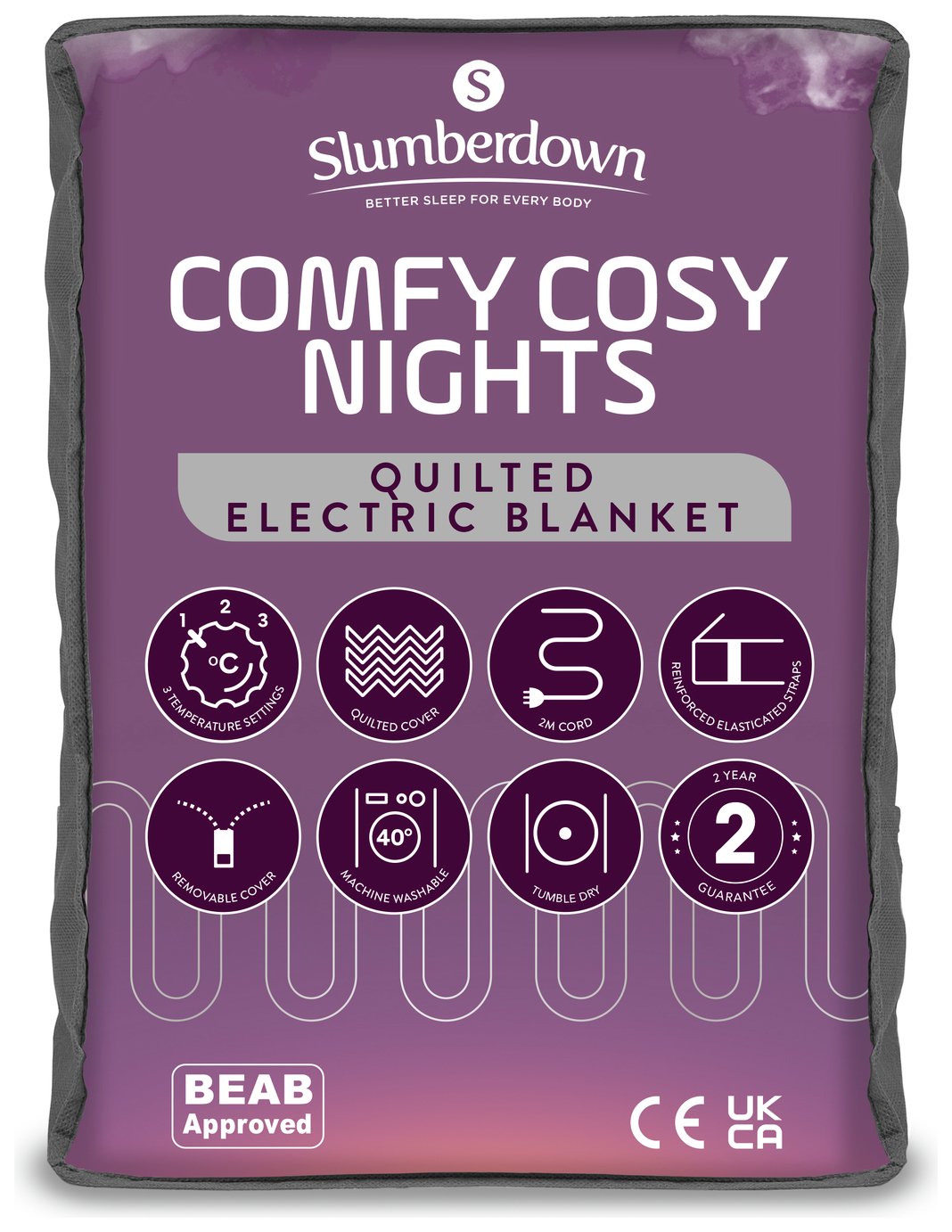 Slumberdown Comfy Cosy Nights Electric Blanket