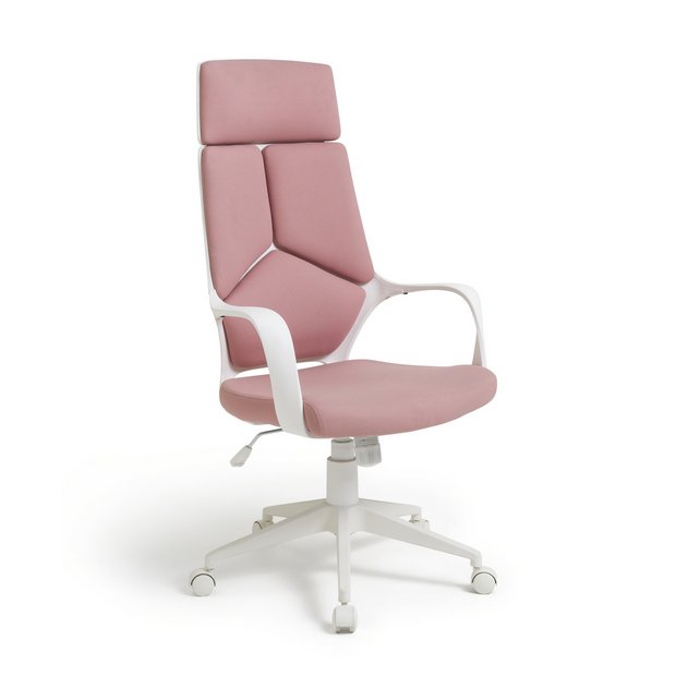 Pink high 2024 back office chair