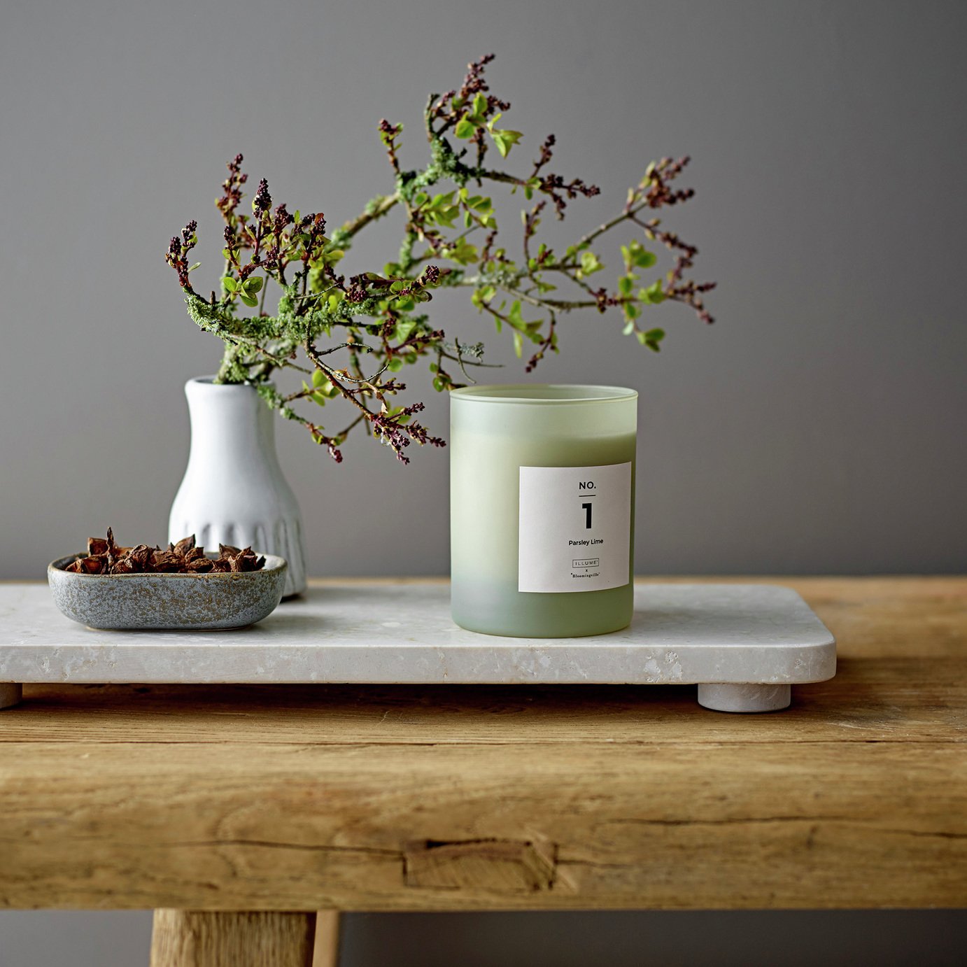 ILLUME x Bloomingville Small Candle - No.1 Parsley Lime