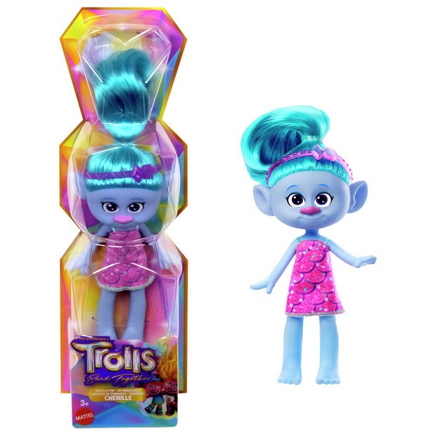 Trolls, Satin & Chenille Water Bottle