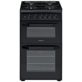 Buy Bush CTFS50TWNGCB 50cm Twin Cavity Gas Cooker Black