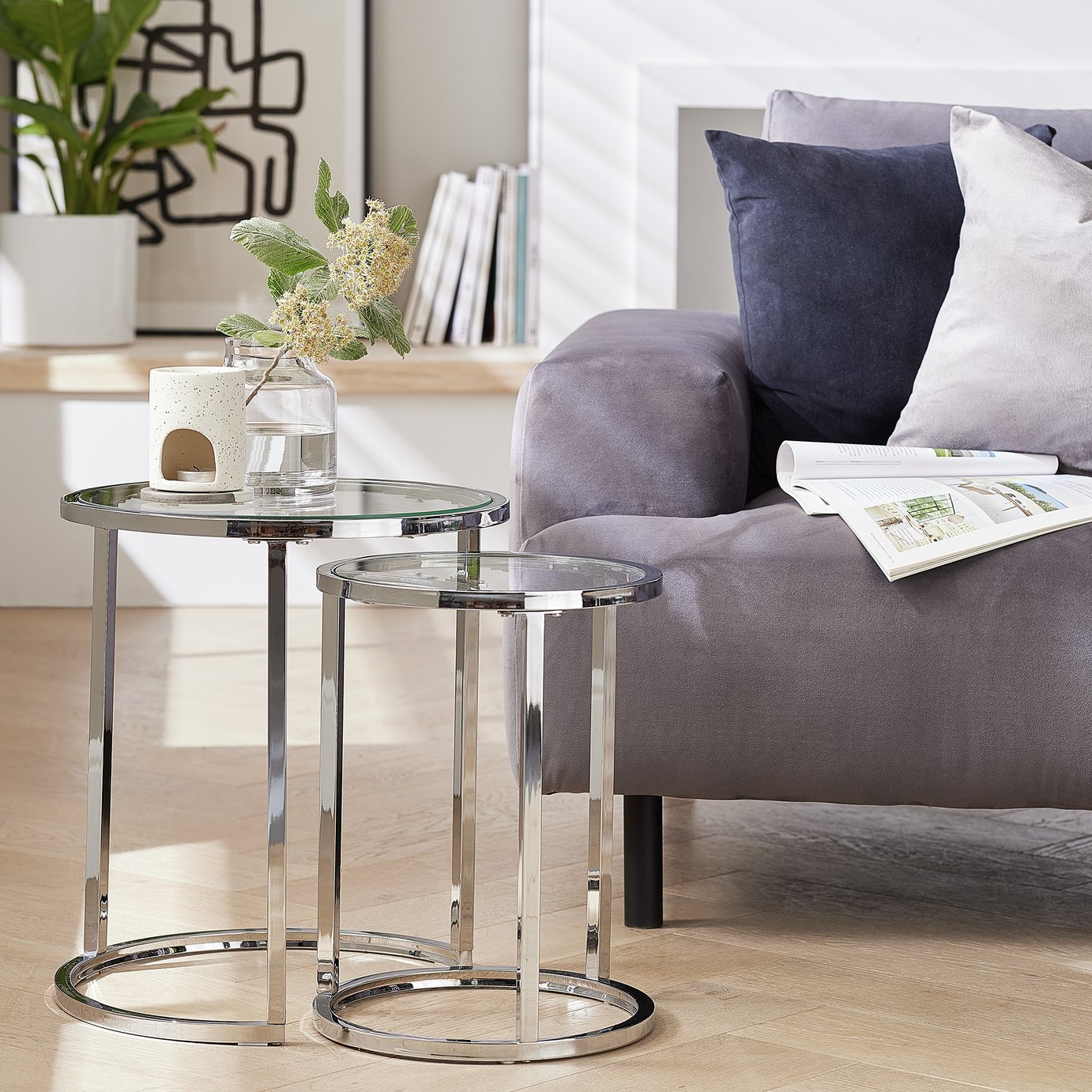 Argos Home Boutique Nest of 2 Tables