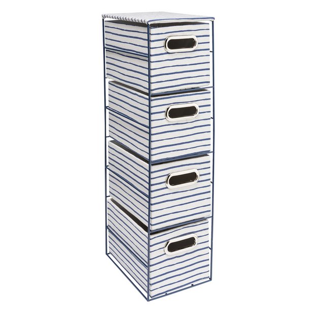 Buy Argos Home Coastline 4 Drawer Storage Unit Bathroom