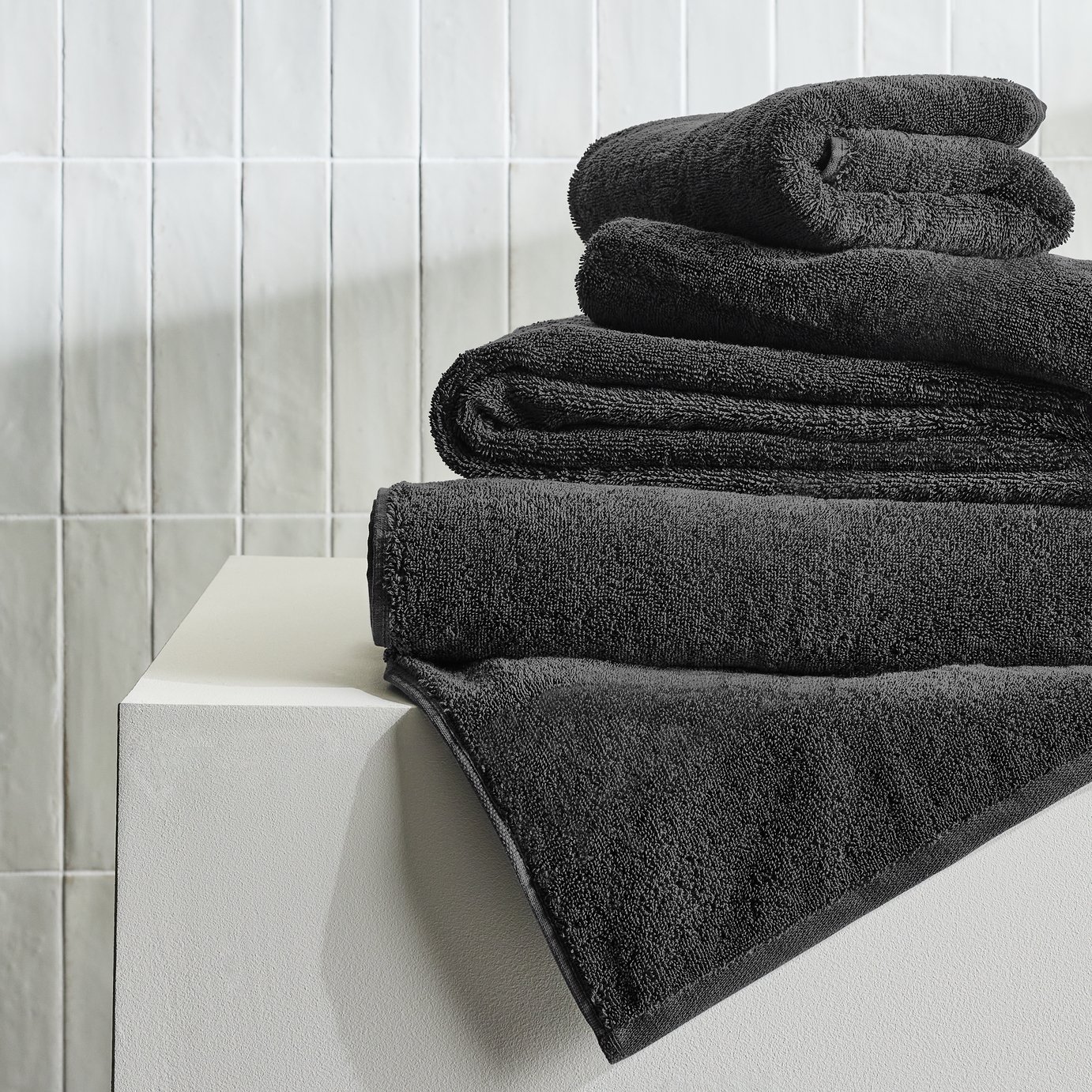 Habitat Hygro Anti Microbial 4 Piece Towel Bale - Grey