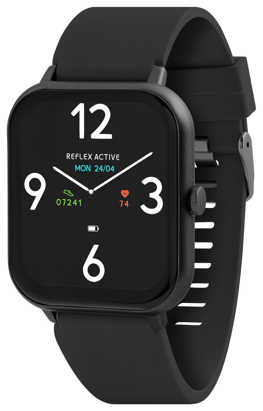 Reflex Active Black Smart Watch