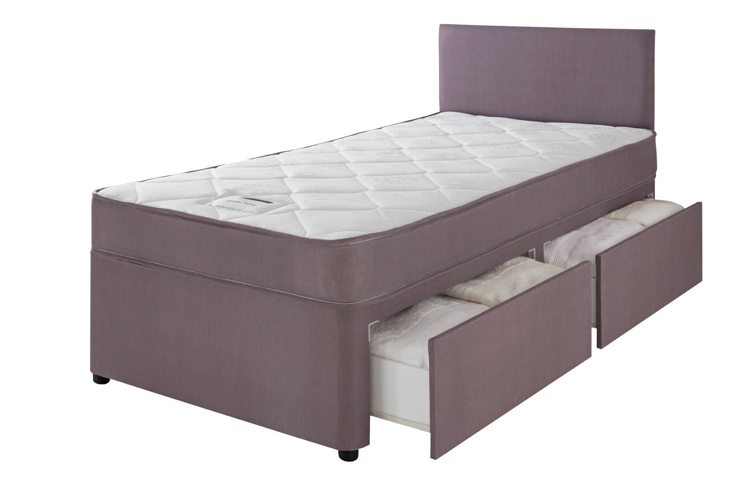 Buy Airsprung Newington Essential 6 Drawer Single Divan ...