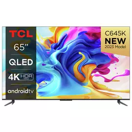 TCL 65 Inch 65C645K Smart 4K Ultra HD HDR QLED Android TV