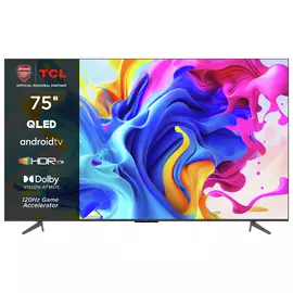 TCL 75 Inch 75C645K Smart 4K Ultra HD HDR QLED Android TV
