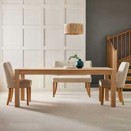 Habitat Alston 6 - 8 Seater Oak Dining Table - Natural