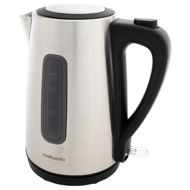 Buy Cookworks KE01410 CE Jug Kettle Silver Kettles Argos