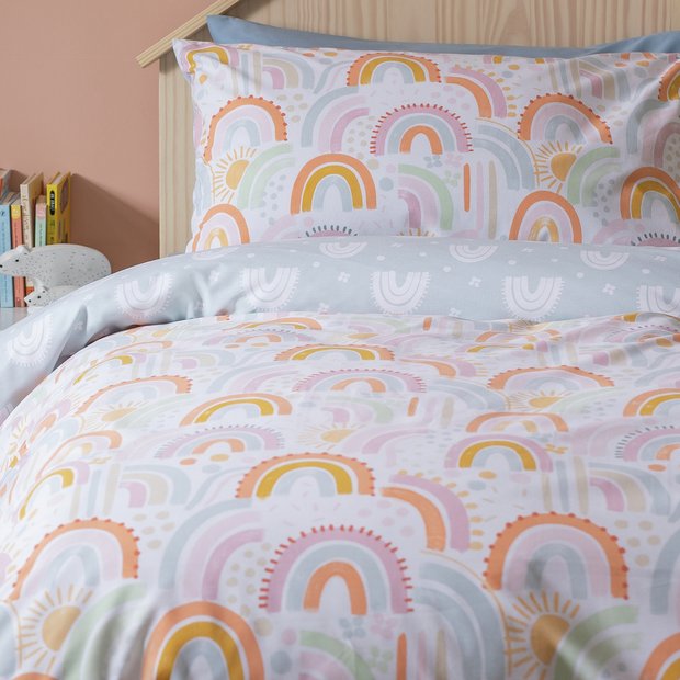 Rainbow girls bedding best sale