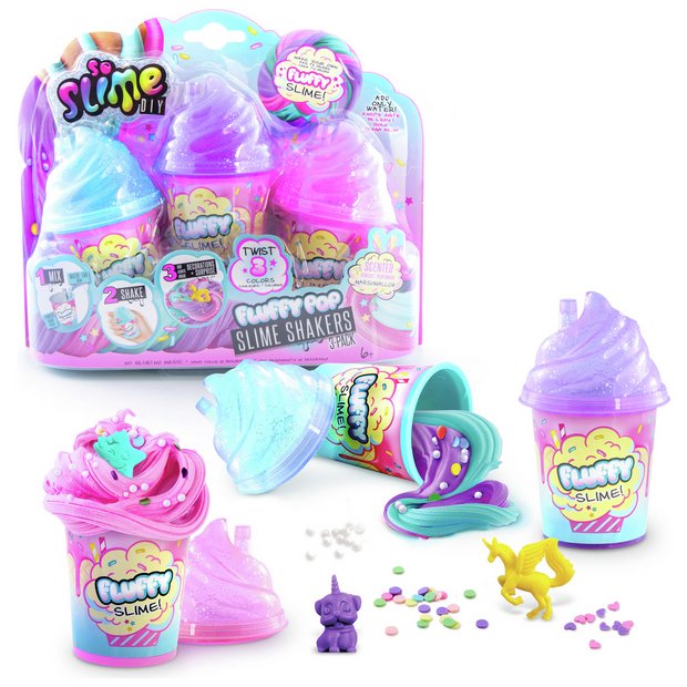 Buy So Slime DIY FluffyPop Slime Shakers 3 Pack, Dough and modelling toys