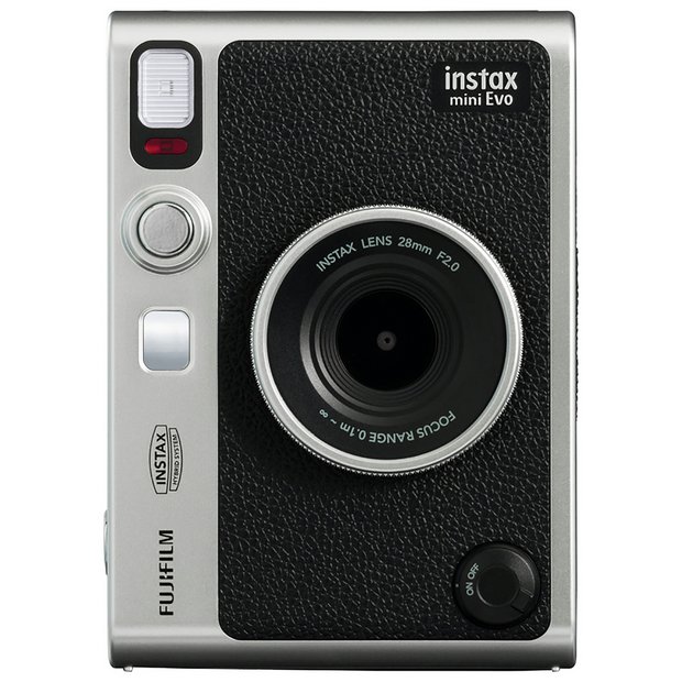 Buy instax mini Evo Instant Camera - Black (Type C) | Instant cameras | Argos