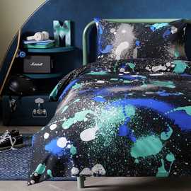 Argos Home Paint Splash Graffiti Kids Bedding Set