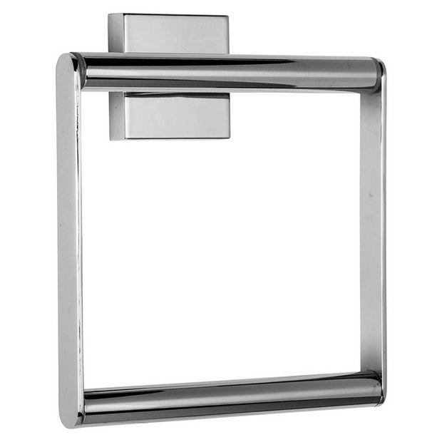 Buy Croydex Chester Flexi-Fix Wall Mounted Towel Ring - Chrome | Towel rails  and rings | Argos
