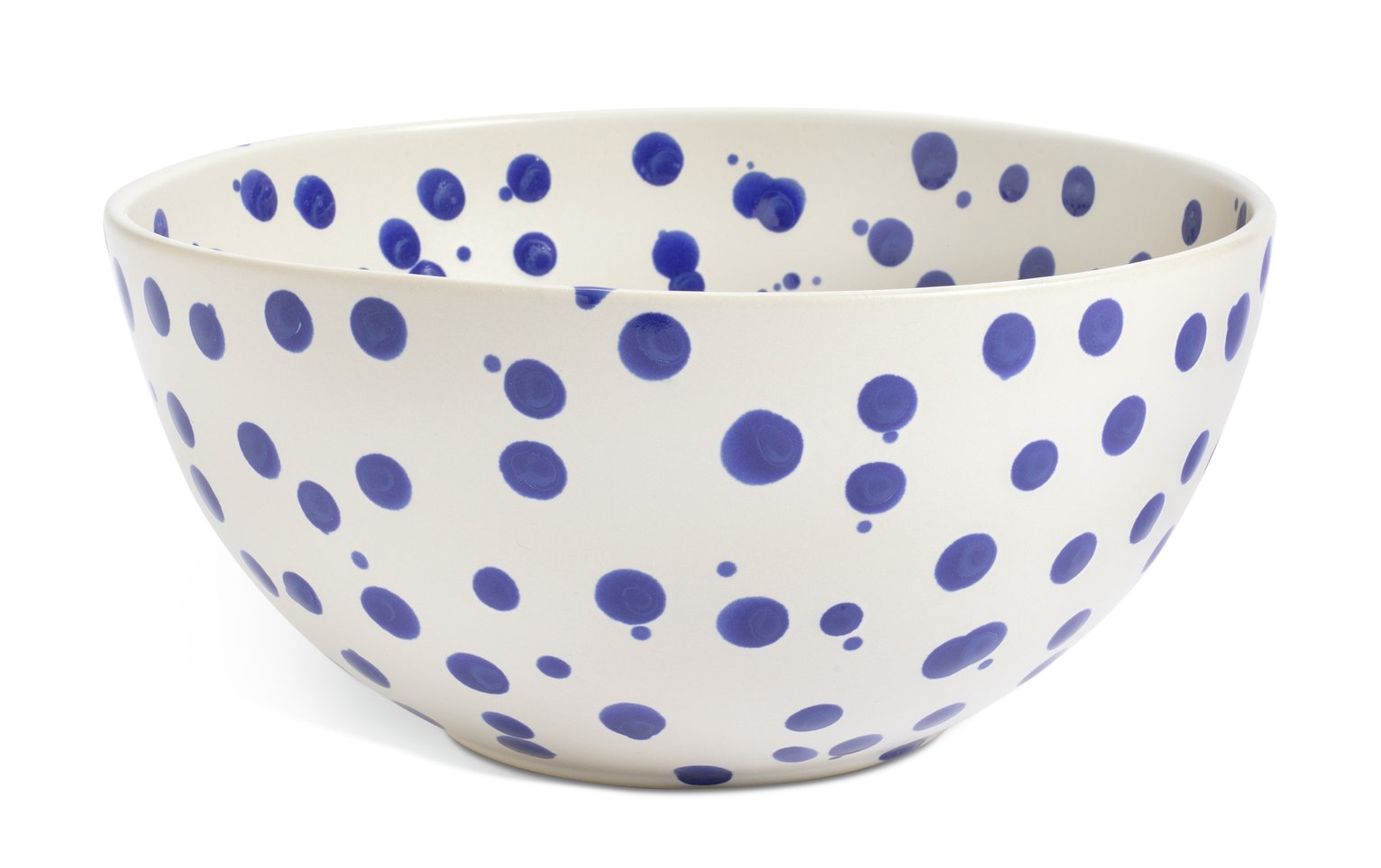 Habitat 60 Jackson Stoneware Salad Bowl - Blue