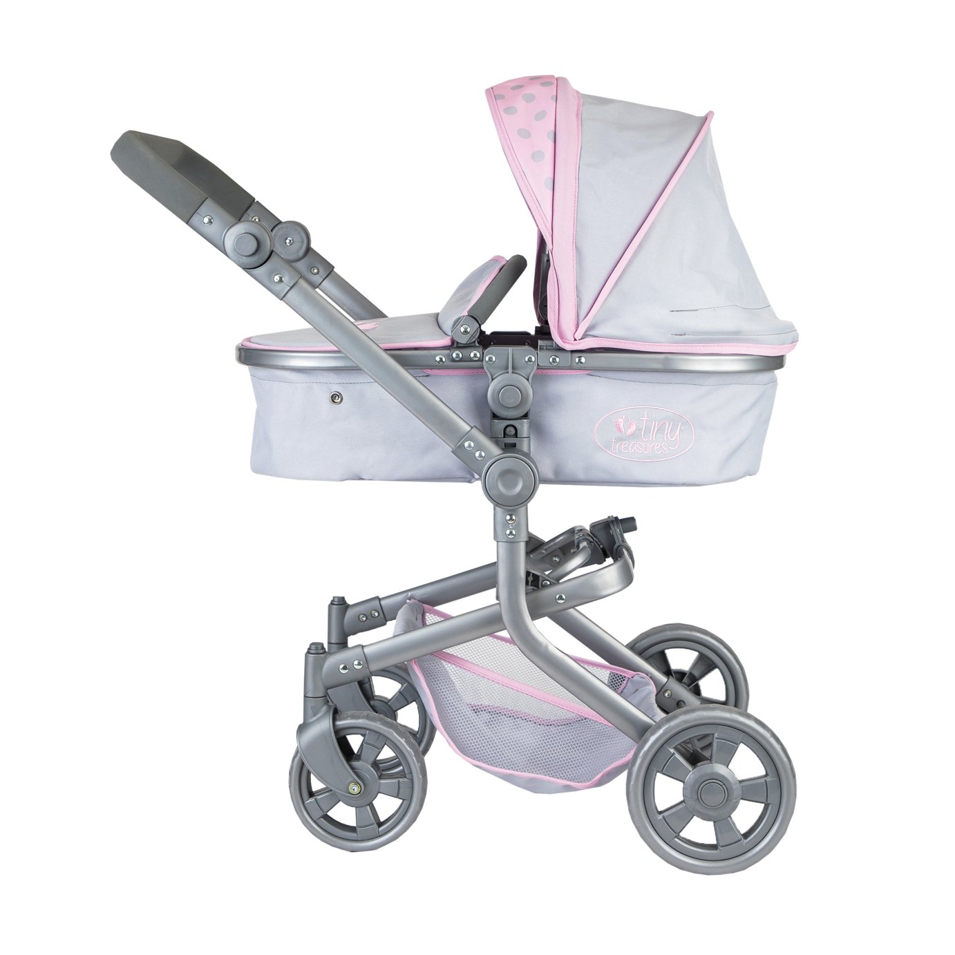Tiny Treasures Folding Dolls Pram