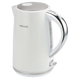 Cookworks Textures Selcey Kettle - White