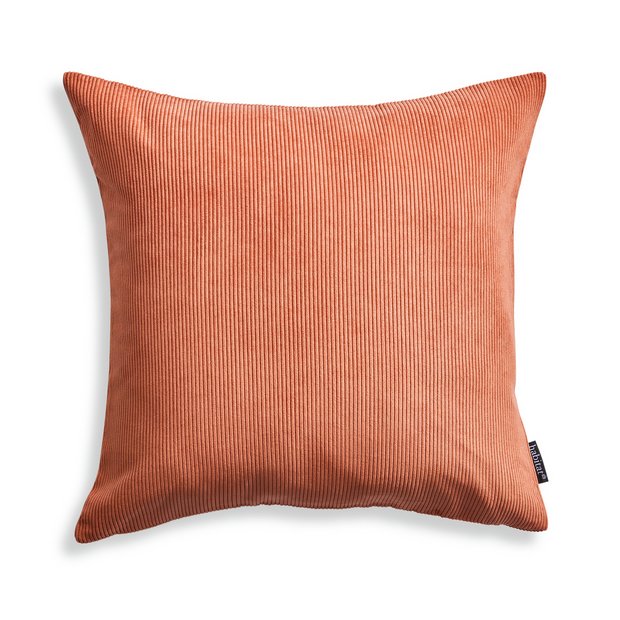 Burnt orange cushions outlet and throws