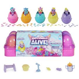 Hatchimals Alive Egg Carton Toy with 5 Mini Figures