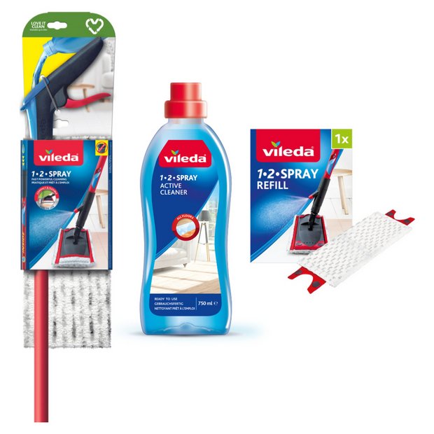 Buy Vileda 1,2 Spray System Mop Kit, Mops