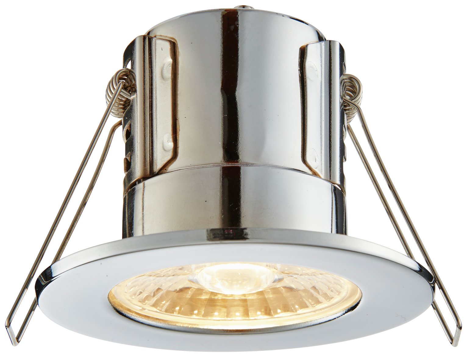 Camber Lighting Guard Steel LED Bathroom Downlighter- Chrome