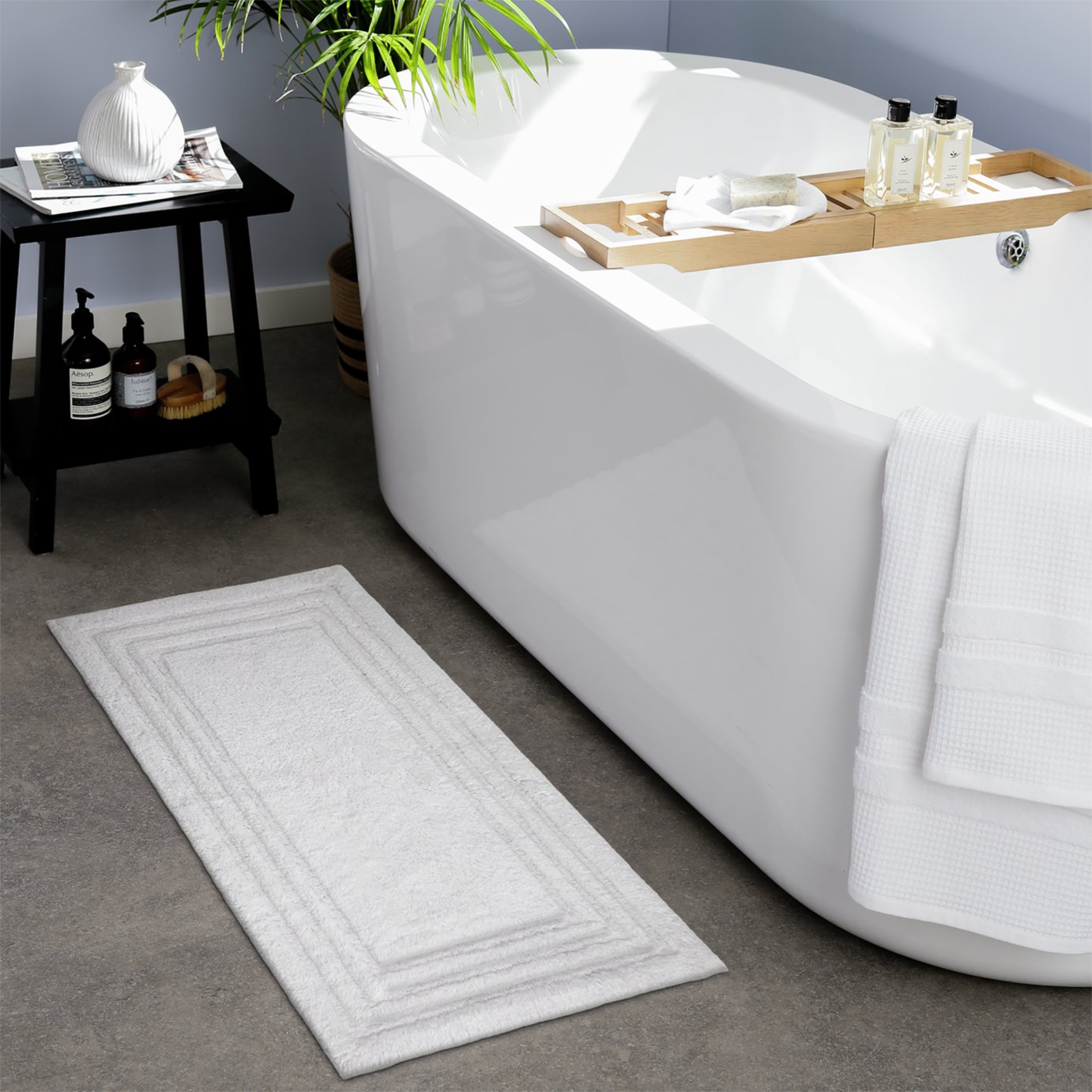 Habitat Quick Dry Cut Pile Bath Runner