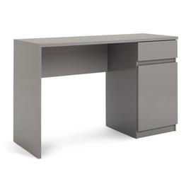 Grey contemporary hot sale desk