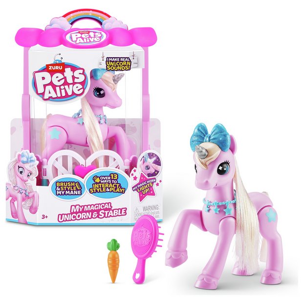 Argos unicorn ride store on