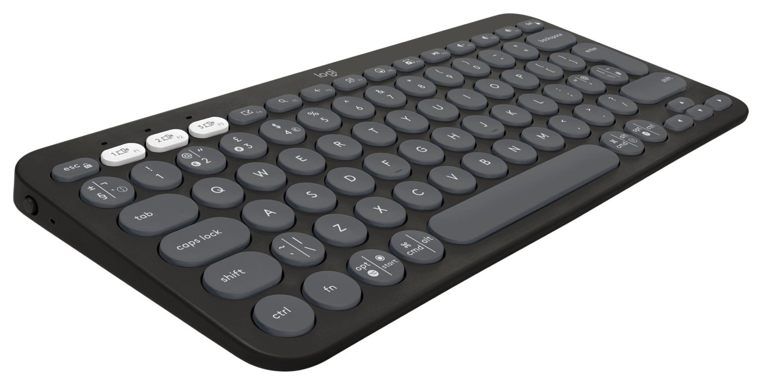 Logitech Pebble Keys 2 K380S Wireless Keyboard – Graphite